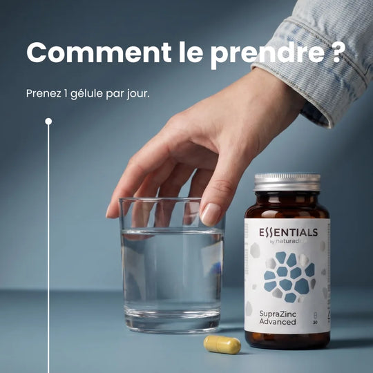 Comment prendre SupraZinc Advanced : 1 gélule par jour
