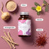 Ingrédients naturels d'Aphrodite Sensation : maca, tribulus, ashwagandha et safran
