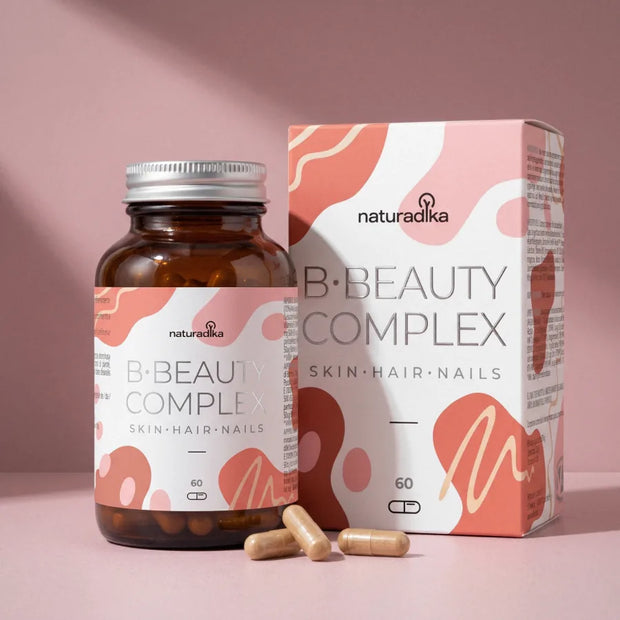 B·Beauty Complex de Naturadika — flacon de 60 gélules skin hair nails
