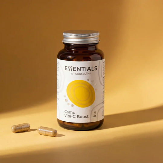 Camu Vita-C Boost de Naturadika — flacon de 60 gélules de vitamine C naturelle