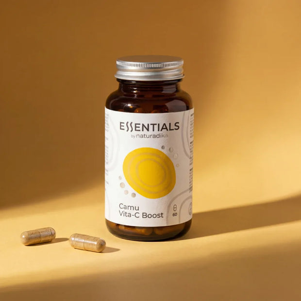 Camu Vita-C Boost de Naturadika — flacon de 60 gélules de vitamine C naturelle