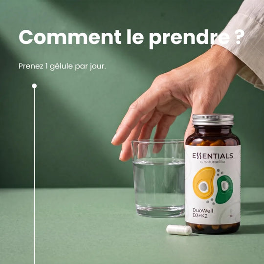 Comment prendre DuoWell D3+K2 : 1 gélule par jour