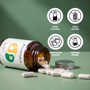 DuoWell D3+K2 sans lactose, sans gluten, sans sucre ajouté et à la formule épurée