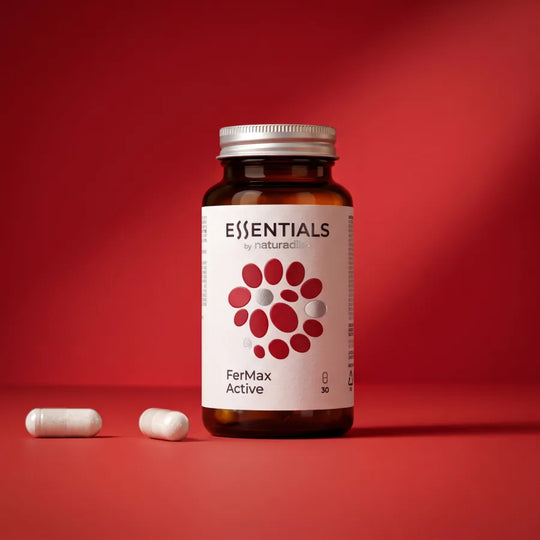 FerMax Active de Naturadika — flacon de 30 gélules de fer SunActive