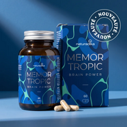 Memor Tropic Brain Power de Naturadika, flacon de 60 gélules végétales avec son étui - nouveauté