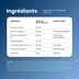 Ingrédients de Memor Tropic pour 3 gélules : citicoline Cognizin, bacopa, crinière de lion, phosphatidylsérine