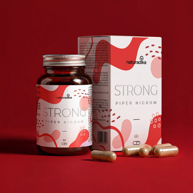 Piper Nigrum Strong de Naturadika — flacon de 60 gélules