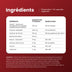 Ingrédients de Piper Nigrum Strong : Sinetrol, berbéris, thé vert, choline, niacine, poivre noir, chrome et vitamine B1