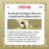 Magrifit Piperine dans Vanity Fair : ferments lactiques dans les compléments alimentaires
