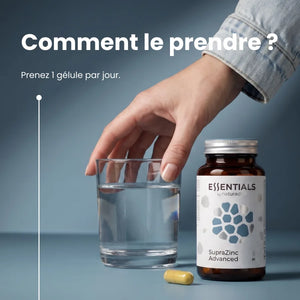 Comment prendre SupraZinc Advanced : 1 gélule par jour