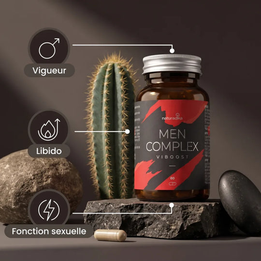Bienfaits de Viboost Men Complex : vigueur, libido et fonction sexuelle