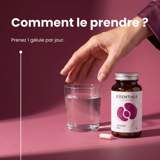 Comment prendre VivaCel B12 : 1 gélule par jour