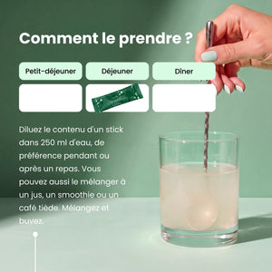 Comment prendre CreaWell Vital : un stick par jour dans de l'eau