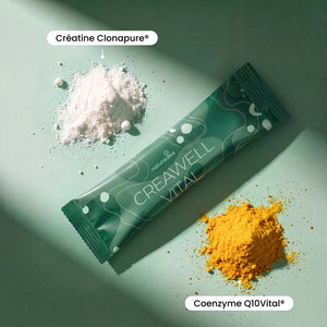 Créatine Clonapure et coenzyme Q10Vital en poudre