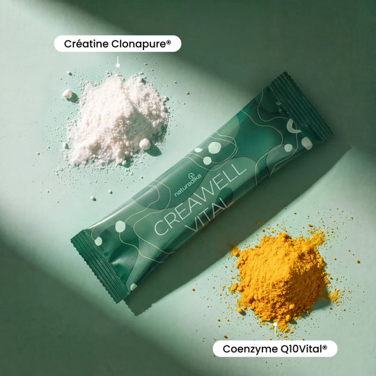 Créatine Clonapure et coenzyme Q10Vital en poudre